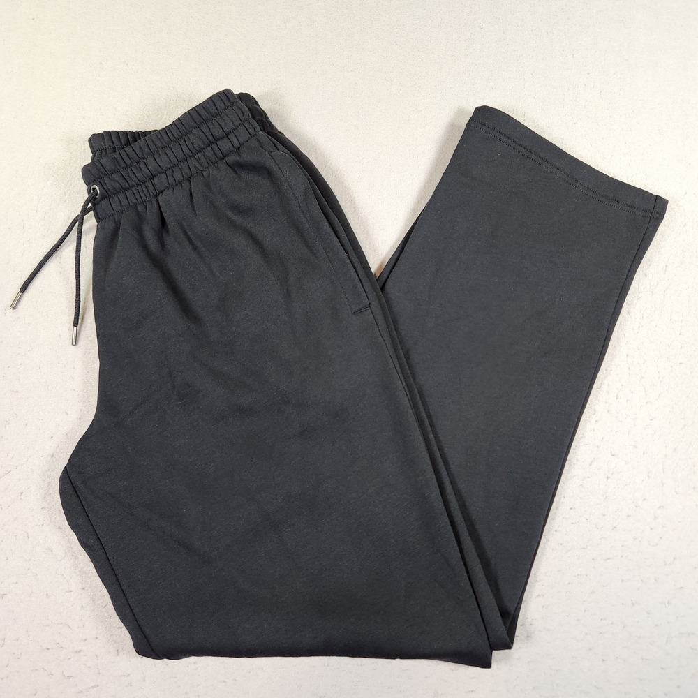 Under Armour UA Icon Fleece Pants Men's Medium Black Sweatpants Loose NWT